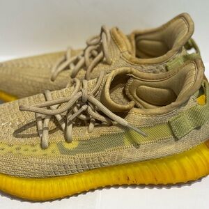 adidas Yeezy Boost 350 V2 Yellow and Tan Sneakers